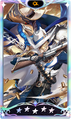 Card graphic of frontier Shun Kano with Mandrin from Persona 5: The Phantom X