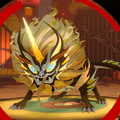 Nian Shou in its Amber Yearbeast form from Dancing with the Happy-Go-Lucky Lions