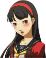 Yukiko's shocked blush summer uniform portrait