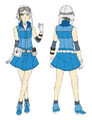 Concept art for Nozomi Helm equipment set