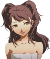 Rise's smiling towel portrait
