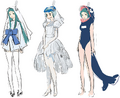 Unused Concept Artwork from Persona 3: Dancing in Moonlight