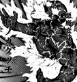 Illustration of Yamada after transforming into Hinokagutsuchi