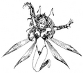 Artwork from Megami Tensei Gaiden: Last Bible I & II Official Guidebook