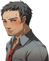 Dojima's neutral work drunk portrait