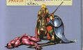 The Girl and Hero standing over a defeated demon