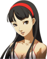 Yukiko's smiling swimsuit portrait