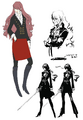 Mitsuru Kirijo early concepts