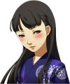 Yukiko's blush yukata portrait