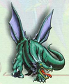 Artwork from the Game Boy version of Last Bible