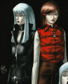 Artwork of Hitomi and Nemissa from Devil Summoner: Soul Hackers no Subete