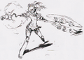 Labrys attacking