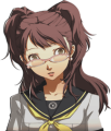 Rise's shocked summer uniform glasses portrait