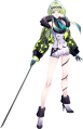 Render of Ringo with her COMP sword.