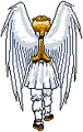 Unused back sprite from the PC-98 version of Giten Megami Tensei: Tokyo Revelation