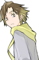 Graphic of Daichi Shijima in the Alcor route's ending.