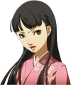 Yukiko's angry ryokan kimono portrait