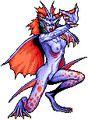 True form attack sprite from the PC-98 version of Giten Megami Tensei: Tokyo Revelation