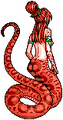 Back sprite from the PC-98 version of Giten Megami Tensei: Tokyo Revelation