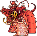 Attack sprite of Worm, Kaya-no-Hime and Earth Dragon