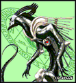 Card graphic from Kētai Akuma Densho
