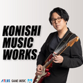 Cover for the Konishi Music Works playlist on Spotify and Apple Music