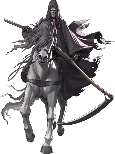 Despite Pale Rider's model and battle icon having the skull replaced with a mask as with other skeletal Personas, its artwork remains uncensored even in the Chinese version.