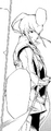 Illustration of Flynn unmasked in Shin Megami Tensei IV: Prayers
