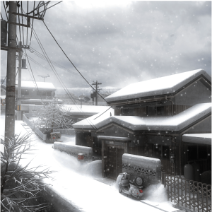 P4G Dojima Residence Winter Snowing Graphic.png