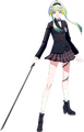 Wearing the Shujin Uniform