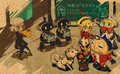 Teddie pictured in the Persona Q2: New Cinema Labyrinth end credits