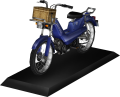 Blue Scooter plastic model