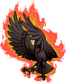 Hurt sprite of Yatagarasu