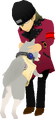 Model with Shinjiro Aragaki from Persona Q: Shadow of the Labyrinth