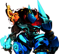 Graphic of Warrior Zeus from Persona Q: Shadow of the Labyrinth