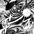 Illustration of Baiken summoning Chernobog