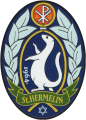 St. Hermelin High School's emblem