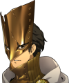 Takuto Maruki (Last Battle, Cracked Mask) Angry Portrait