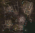 Map of The Capital in Raidou Remastered: The Mystery of the Soulless Army