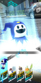 Jack Frost using Bufu in Shin Megami Tensei: Liberation Dx2