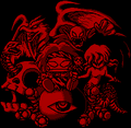 Credit sprite featuring Backbeard alongside the other bosses from Jack Bros.