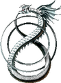 Boss sprite from Shin Megami Tensei: Strange Journey