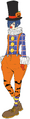 Pumpkin Clown Concept Artwork for Persona 3: Dancing in Moonlight