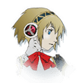 Unused Aigis In-Battle Conversations Face Graphic for Persona 3