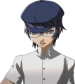Naoto's determined summer uniform glasses portrait