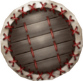 Kanji's Barbarian Shield, Demon Shield, Oni-Gawara, Bath Lid, Strange Shield