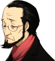 Sojiro Sakura (Midwinter Casual) Sad Portrait from Persona 5 Royal