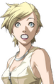 Surprised portrait as a member of MUSES from the PlayStation Portable version of Persona 2: Eternal Punishment