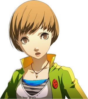 P4G Chie Satonaka Winter Clothes Shocked Portrait Graphic.png