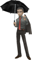 Dojima holding umbrella model